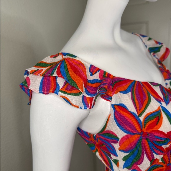 Skies Are Blue Red and White Sleeveless Maxi Sundress Size Small.  #151 - Picture 6 of 17